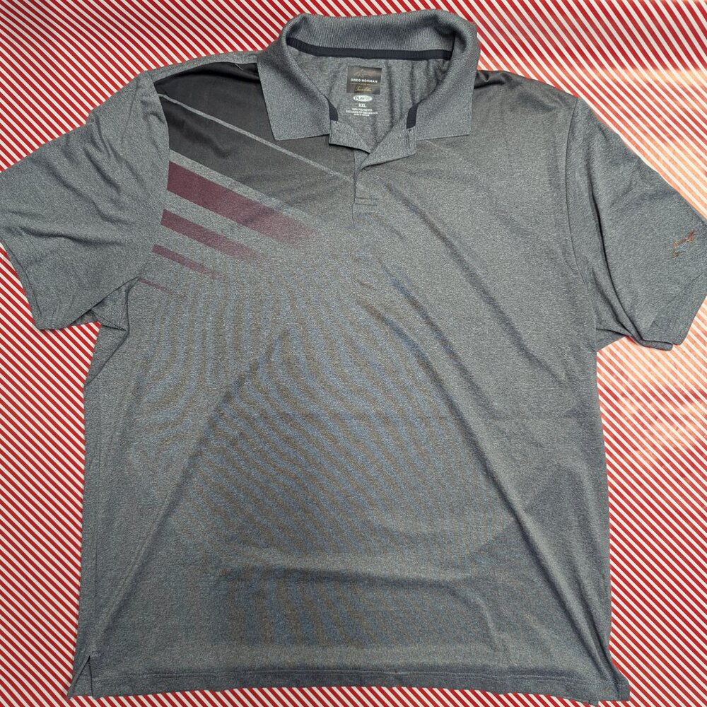 Greg Norman “Play Dry” Attack Life Polo Shirt – Men’s XXL – Barely Worn